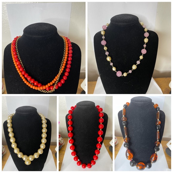 Jewelry - Vintage to Modern Beaded Necklace Bundle (5)